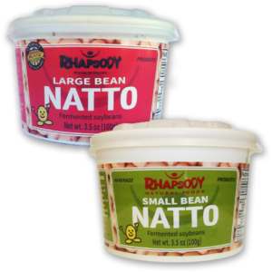 Organic and non-GMO natto by Rhapsody Natural Foods in Vermont