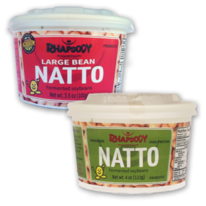 Organic and non-GMO natto by Rhapsody.