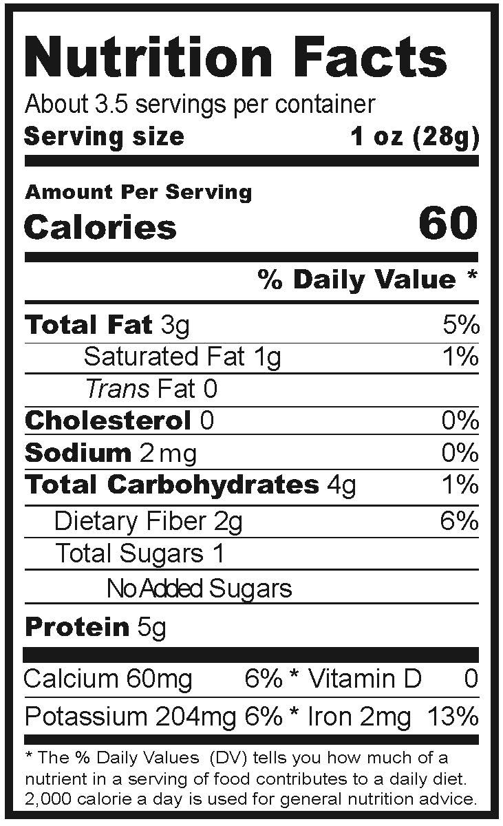 nutrition facts for natto